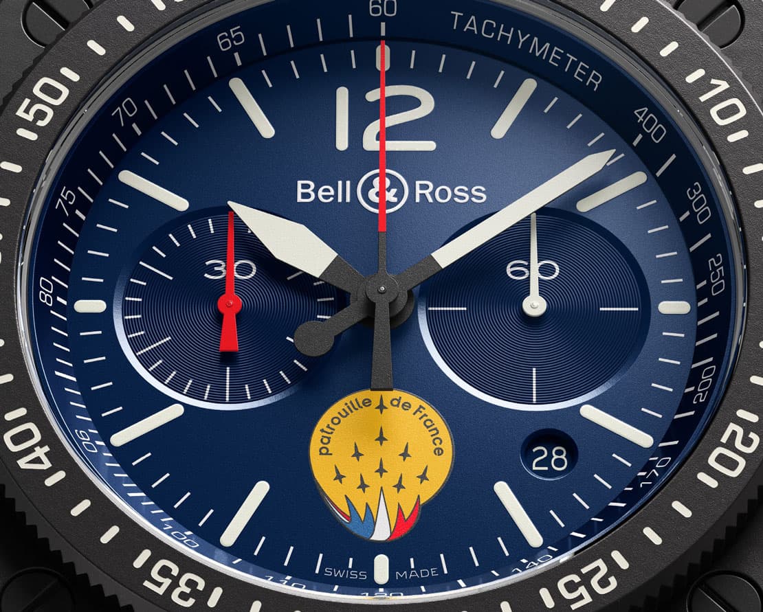 Bell & Ross Patrouille de France Watch at Goldfinger Jewelries Saint-Martin, Sint-Maarten et Saint-Barthélemy