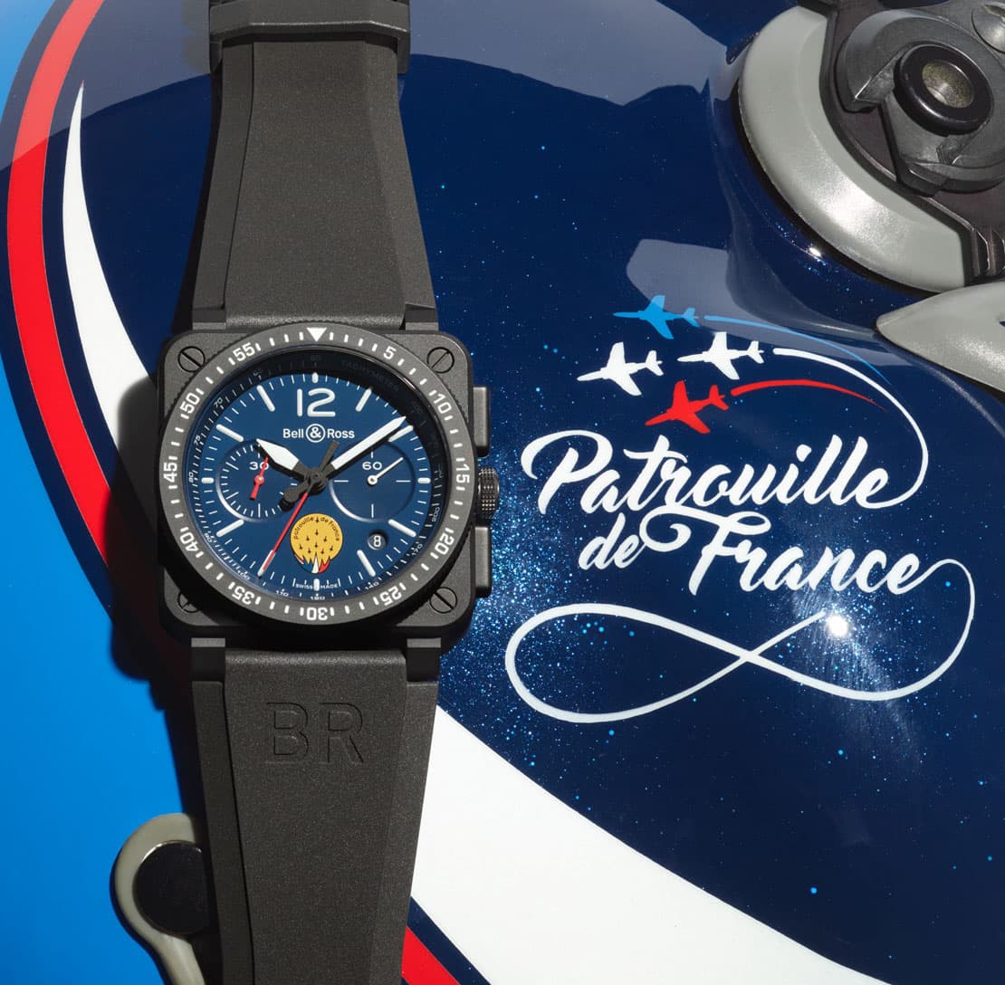 Bell & Ross Patrouille de France Watch at Goldfinger Jewelries Saint-Martin, Sint-Maarten et Saint-Barthélemy