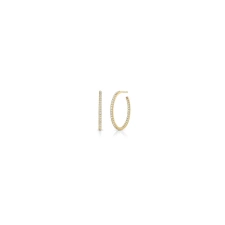 Roberto Coin The Perfect Diamond Hoop - Goldfinger