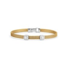 ALOR cable bracelet - Goldfinger