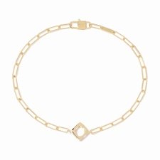 Dinh Van Le Pavé chain bracelet - Goldfinger