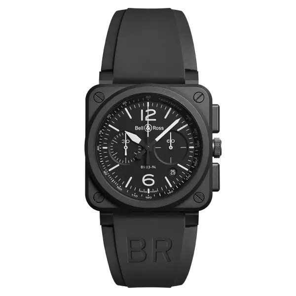 Bell Ross BR 03 94 Black Matte Watch BR0394 BL CE