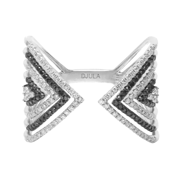 DJULA gold and diamond ring R65279DB WG
