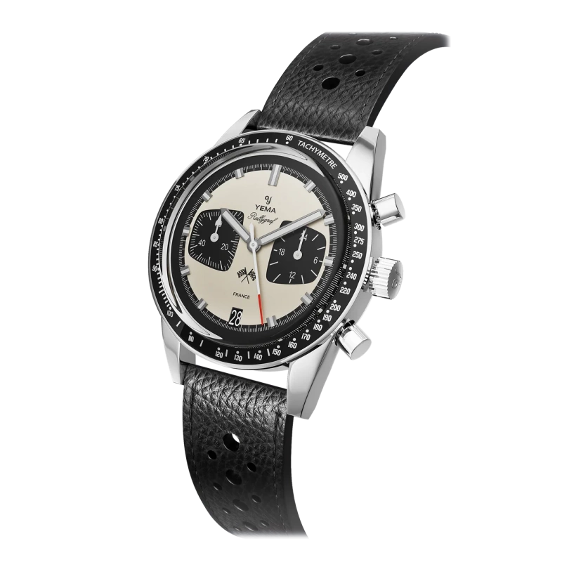 YEMA Rallygraf Meca-Quartz Panda - Goldfinger