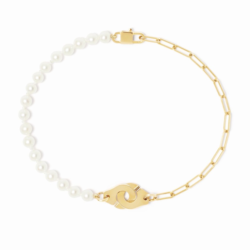  Menottes dinh van XS pearl bracelet - Goldfinger Jewelry