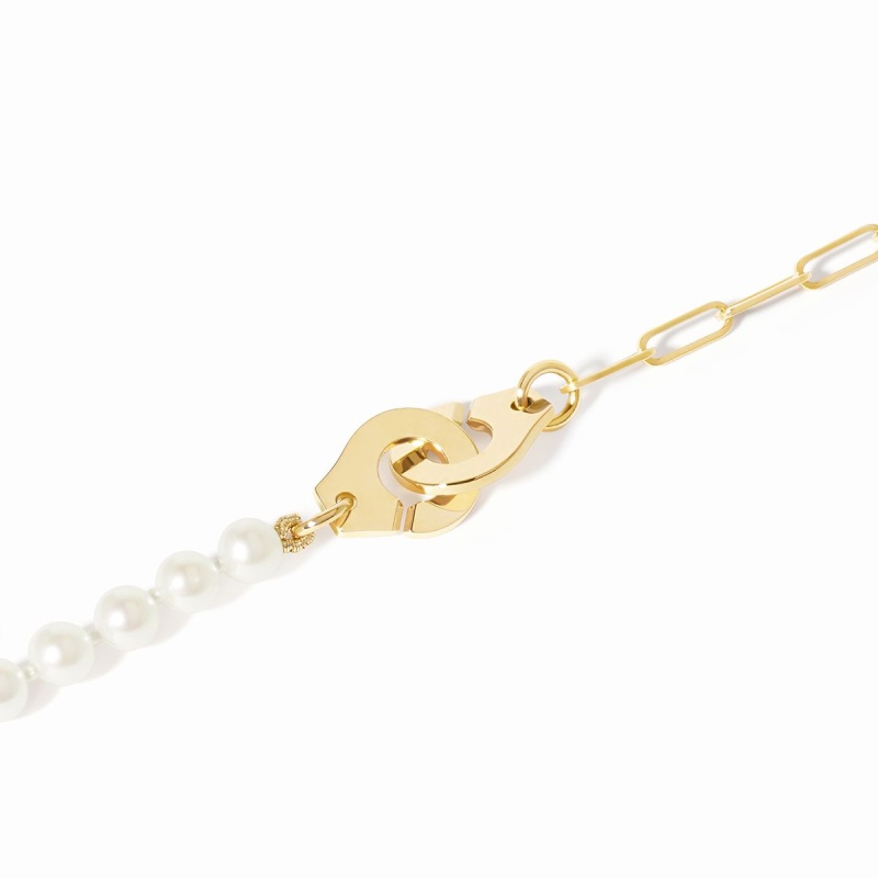 Menottes dinh van XS pearl bracelet - Goldfinger Jewelry
