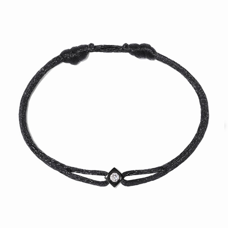 Dinh Van Le Cube Diamant cord bracelet - Goldfinger Jewelry