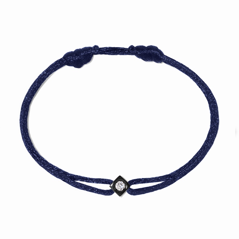Dinh Van Le Cube Diamant cord bracelet - Goldfinger Jewelry