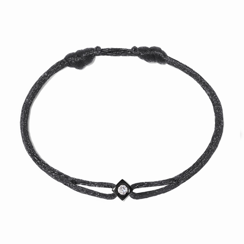 Dinh Van Le Cube Diamant cord bracelet - Goldfinger Jewelry