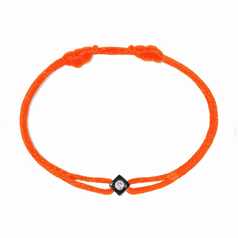 Dinh Van Le Cube Diamant cord bracelet - Goldfinger Jewelry