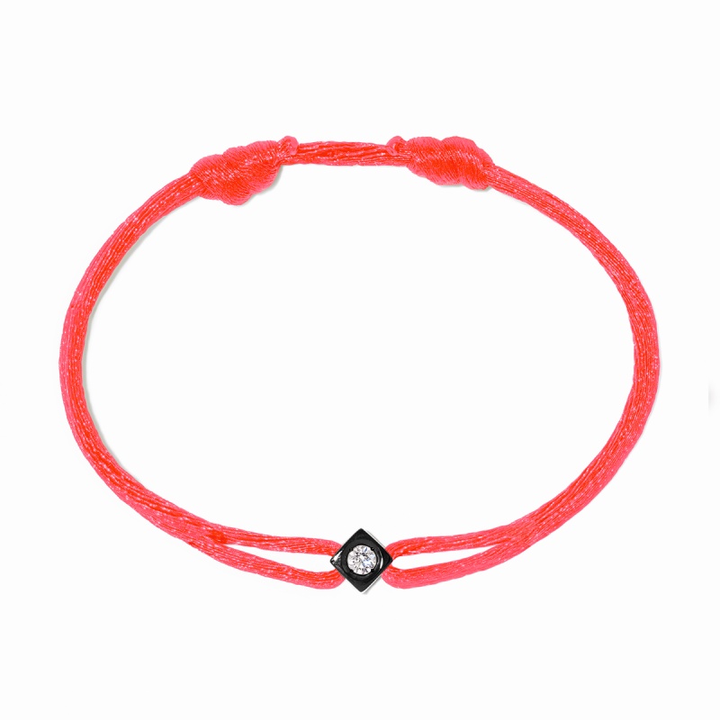 Dinh Van Le Cube Diamant cord bracelet - Goldfinger Jewelry