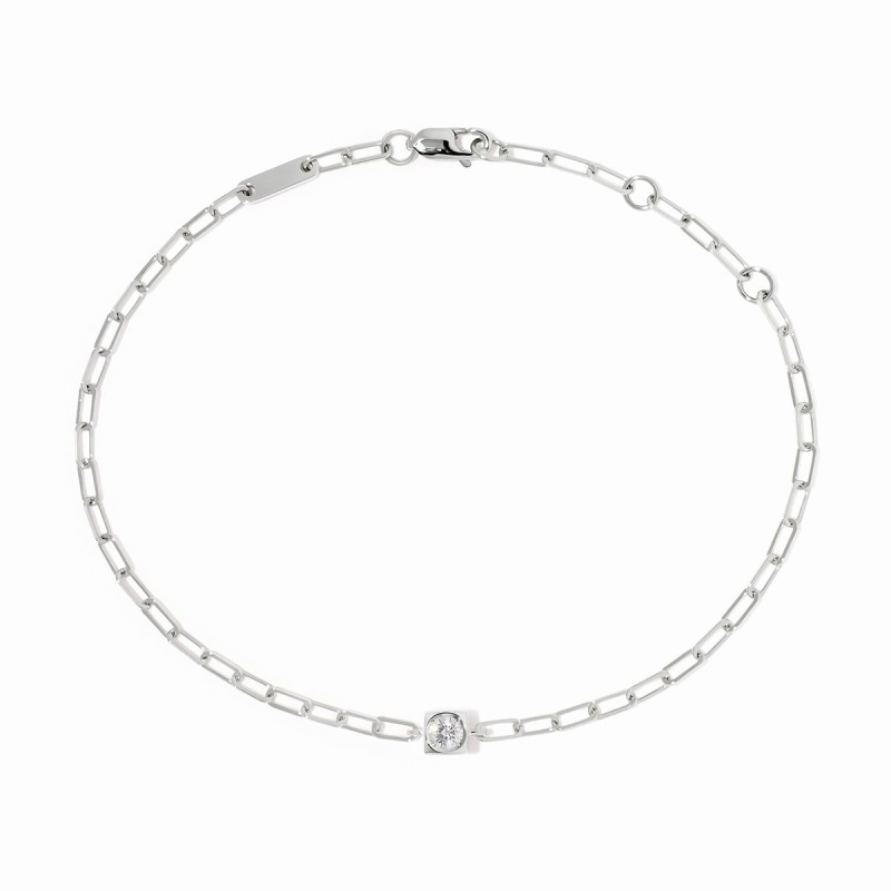  Dinh Van Le Cube Diamant chain bracelet - Goldfinger