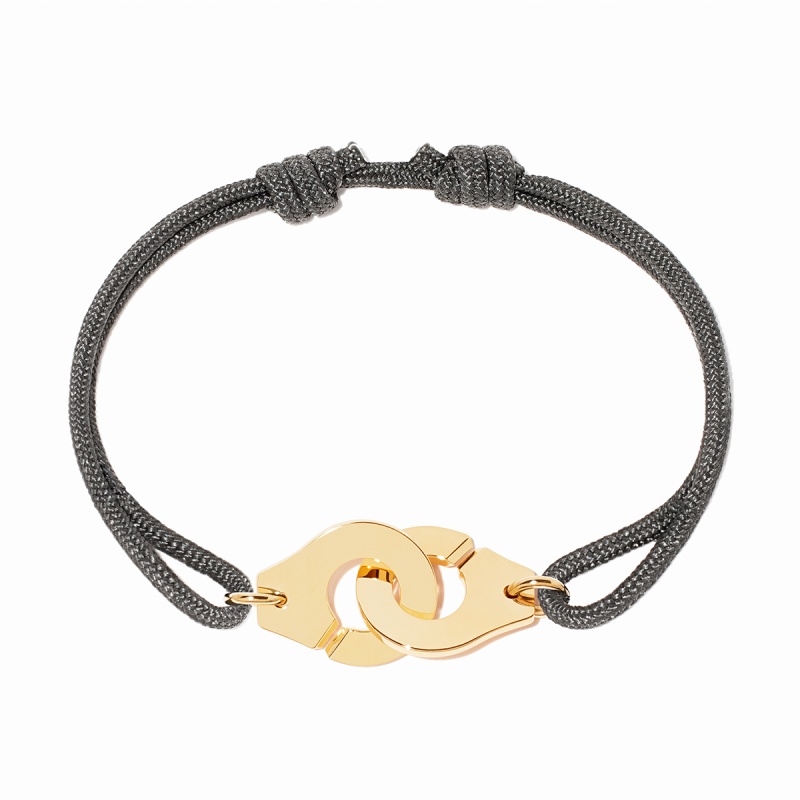 Dinh Van Menottes cord bracelet - Goldfinger