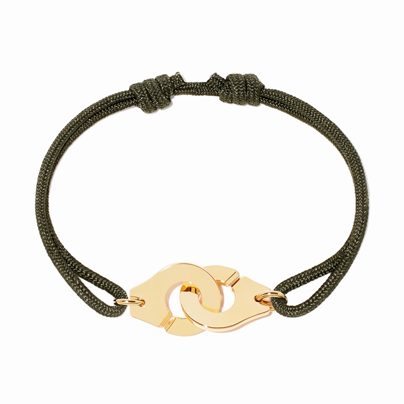 Dinh Van Menottes cord bracelet - Goldfinger