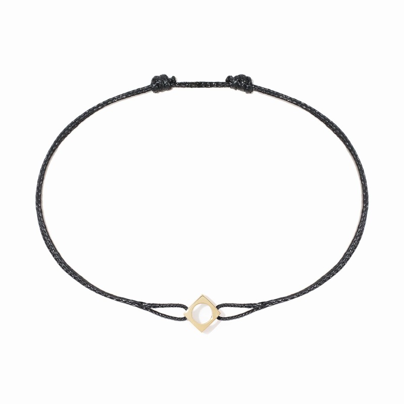 Dinh Van Le Pavé cord bracelet - Goldfinger