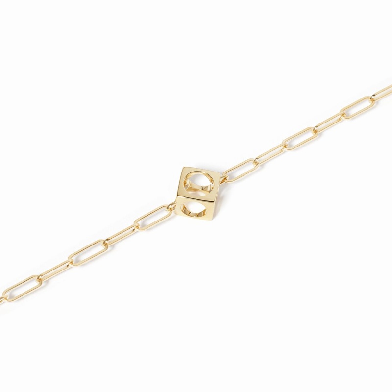 Dinh Van Le Pavé chain bracelet - Goldfinger