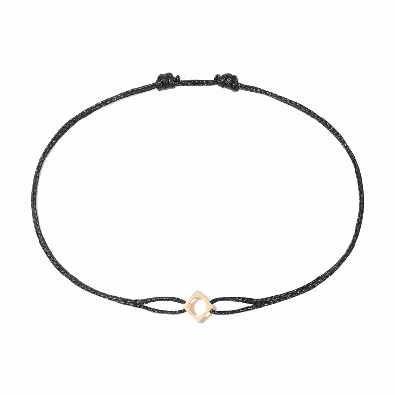 Dinh Van Le Pavé cord bracelet - Goldfinger