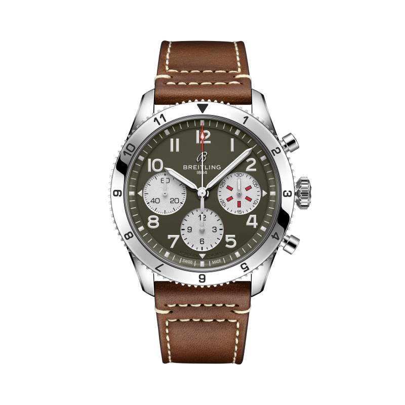 Breitling Classic AVI Chronograph 42 Curtiss Warhawk - Goldfinger