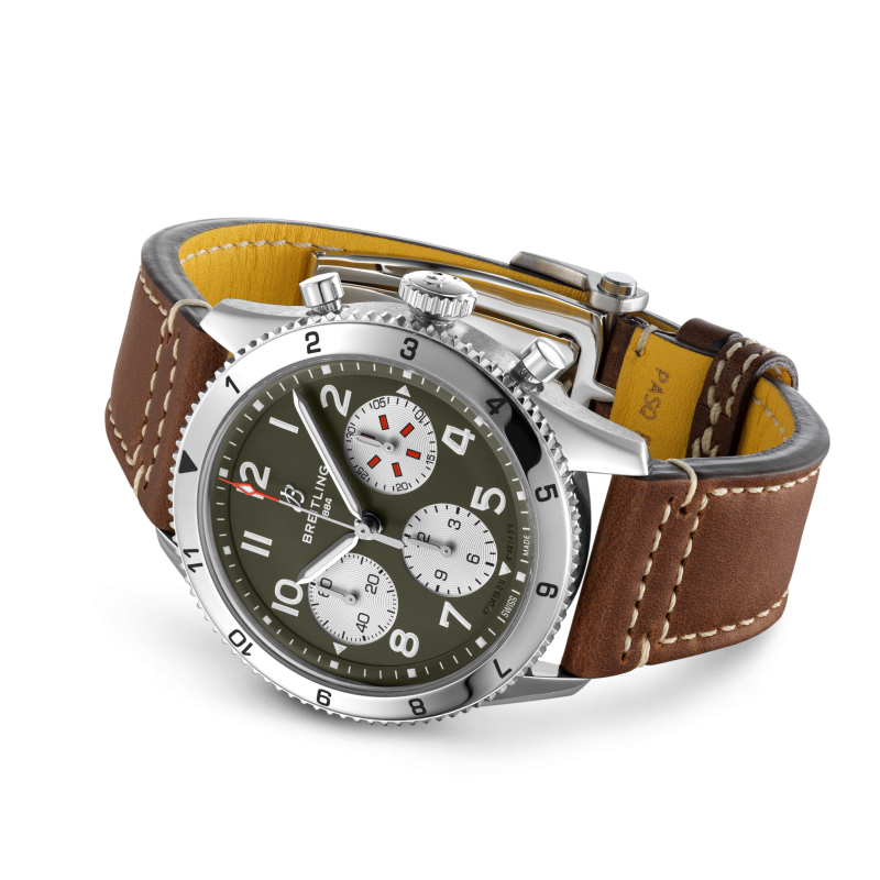 Breitling Classic AVI Chronograph 42 Curtiss Warhawk - Goldfinger