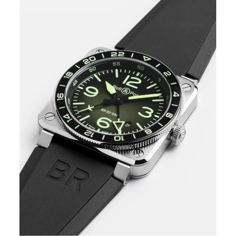 Bell & Ross BR-03 Green Lum - Goldfinger Jewelry