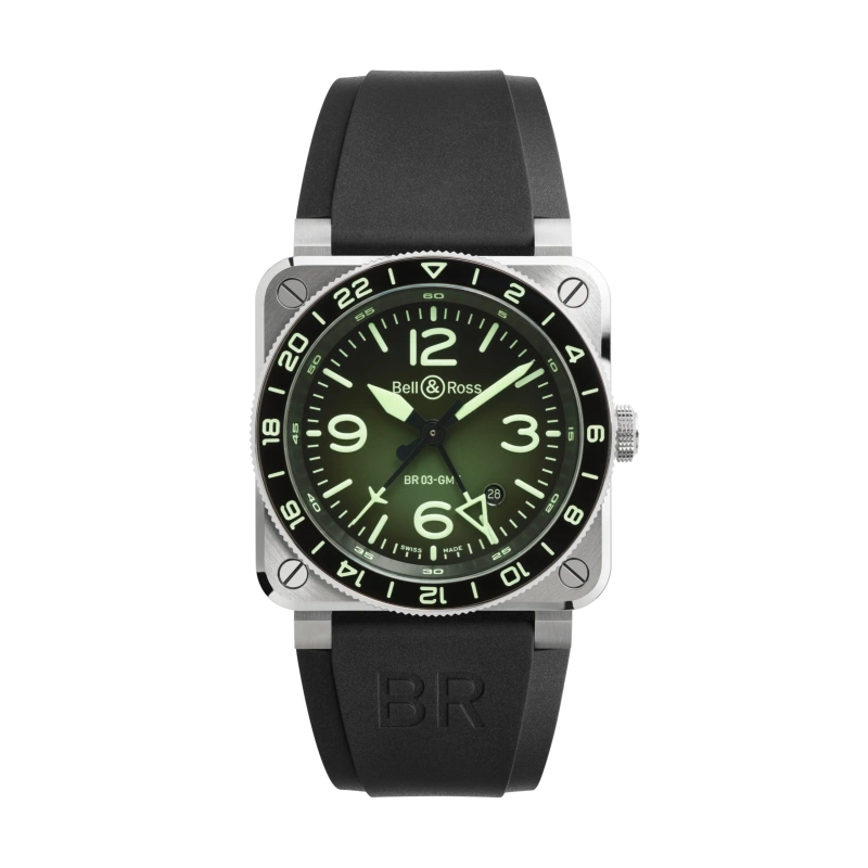 Bell & Ross BR-03 Green Lum - Goldfinger Jewelry