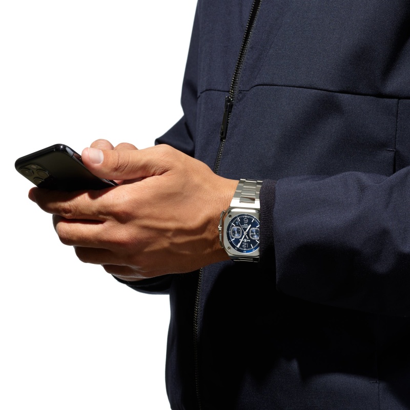 Bell & Ross BR-05 Chrono Blue Steel - Goldfinger Jewelry