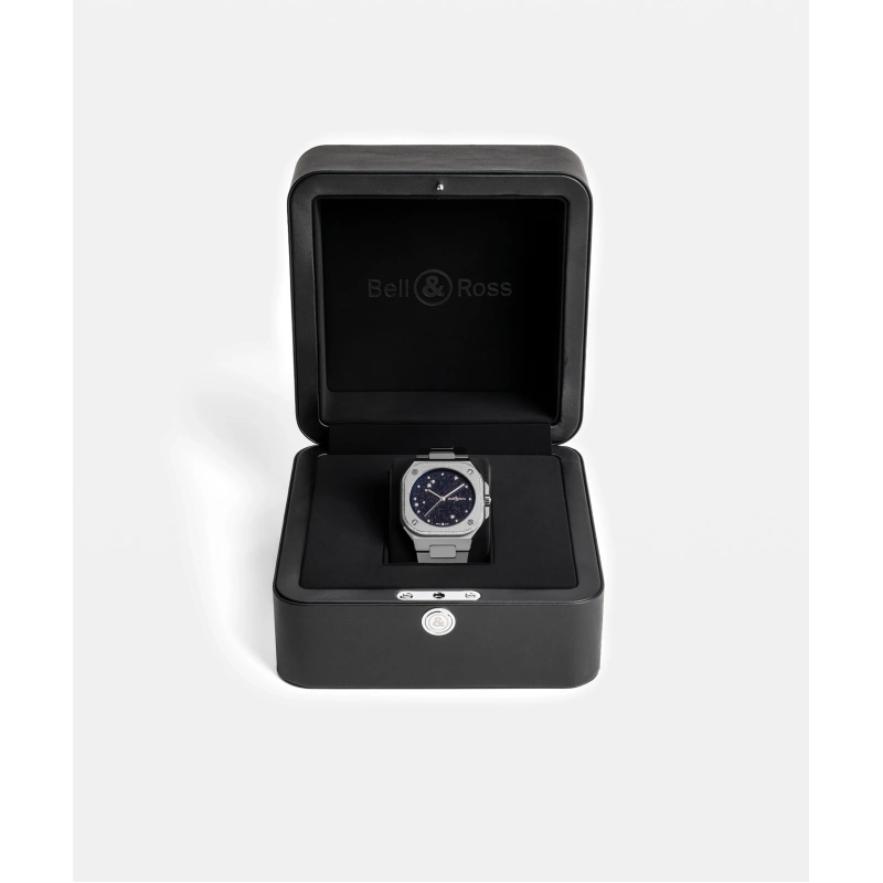 Bell & Ross BR-05 36mm Blue Diamond Eagle - Goldfinger Jewelry