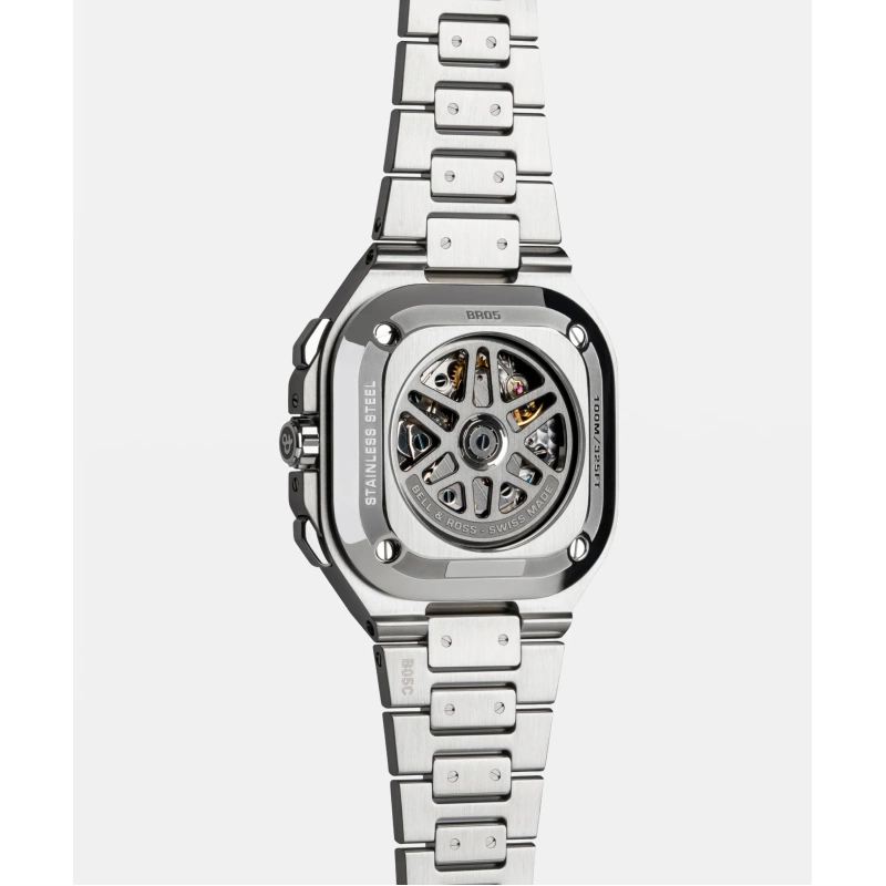 Bell & Ross BR-05 Chrono Grey Steel & Gold - Goldfinger Jewelry
