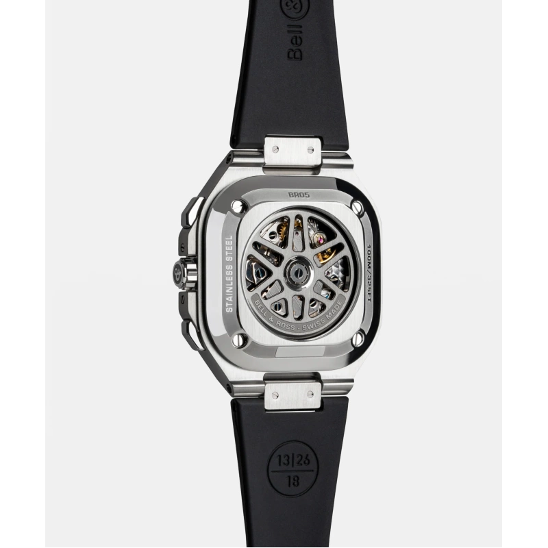 Bell & Ross BR-05 Chrono Grey Steel & Gold - Goldfinger Jewelry
