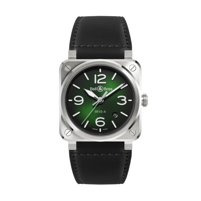 Bell & Ross BR-03 Green Steel - Goldfinger Jewelry