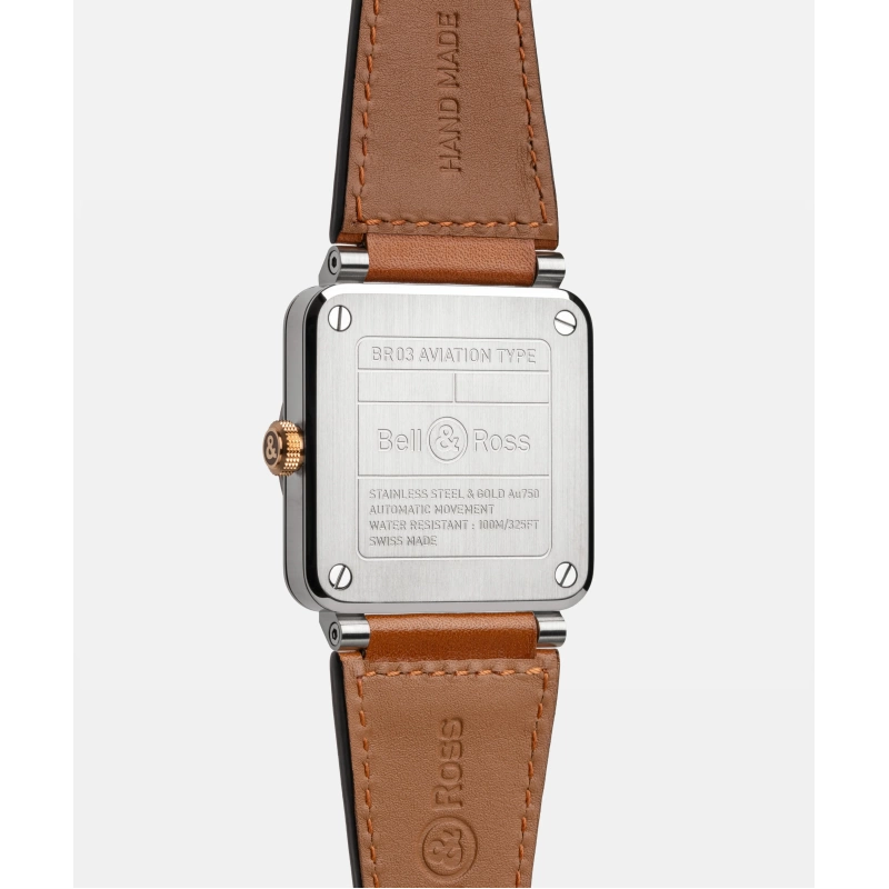 Bell & Ross BR-03 White Steel & Gold - Goldfinger Jewelry