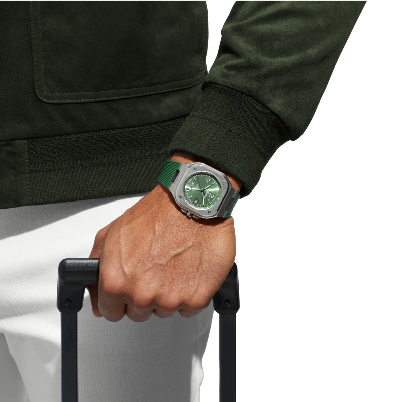 Bell & Ross BR-05 GMT Green Steel - Goldfinger Jewelry