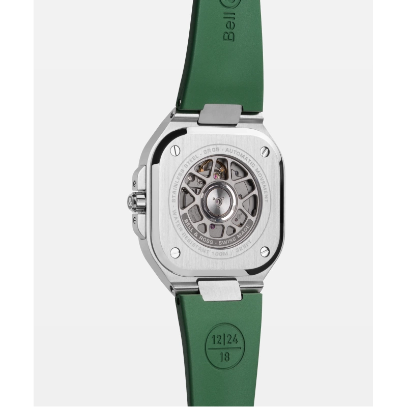 Bell & Ross BR-05 GMT Green Steel - Goldfinger Jewelry