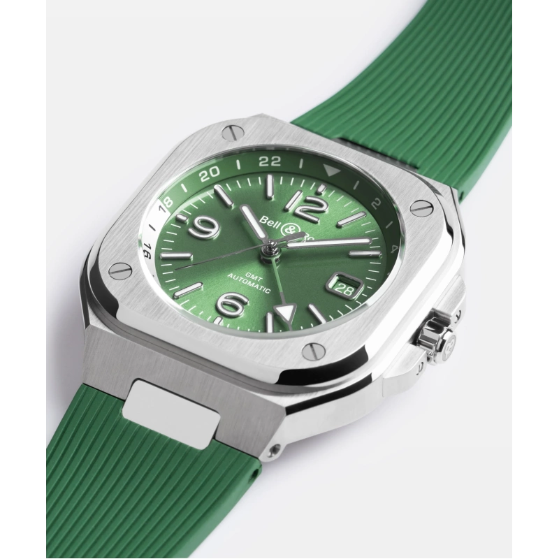 Bell & Ross BR-05 GMT Green Steel - Goldfinger Jewelry