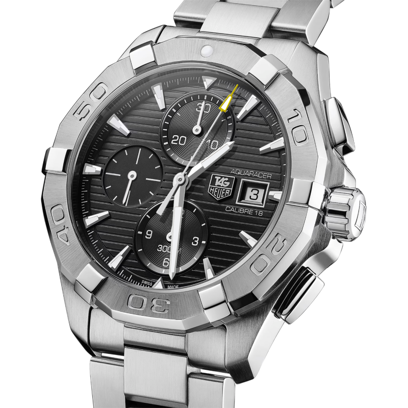 TAG Heuer Aquaracer chronograph - Goldfinger