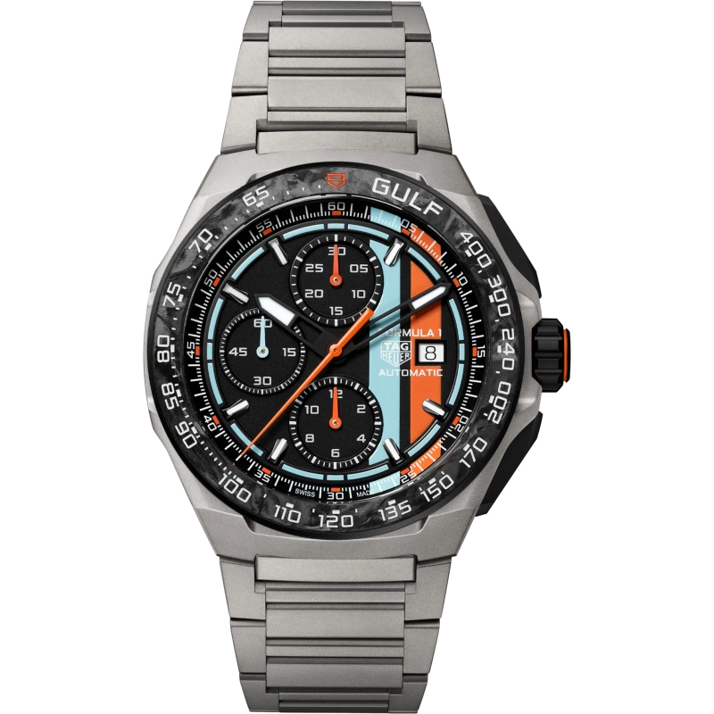 TAG Heuer Formula 1 Chronograph x Gulf - Goldfinger Jewelry