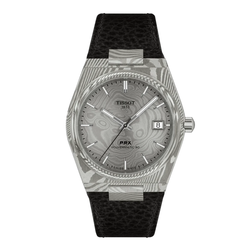 Tissot PRX Damascus Steel 38mm - Goldfinger Jewelry - St Maarten, St Barth, St Martin 