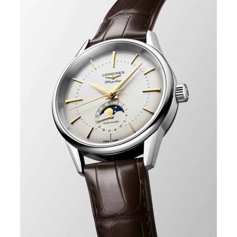 Longines Flagship Heritage Moonphase - Goldfinger