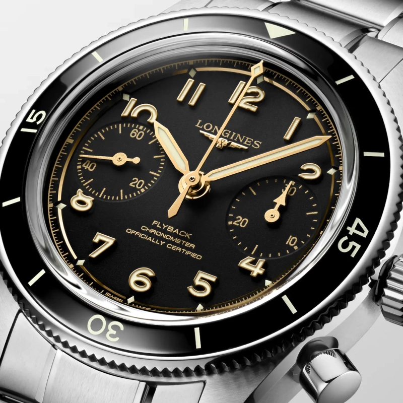 Longines Spirit Pilot Flyback - Goldfinger