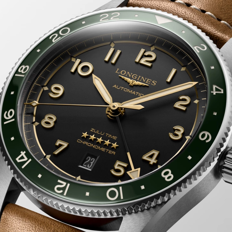 Longines Spirit Pilot Zulu Time - Goldfinger
