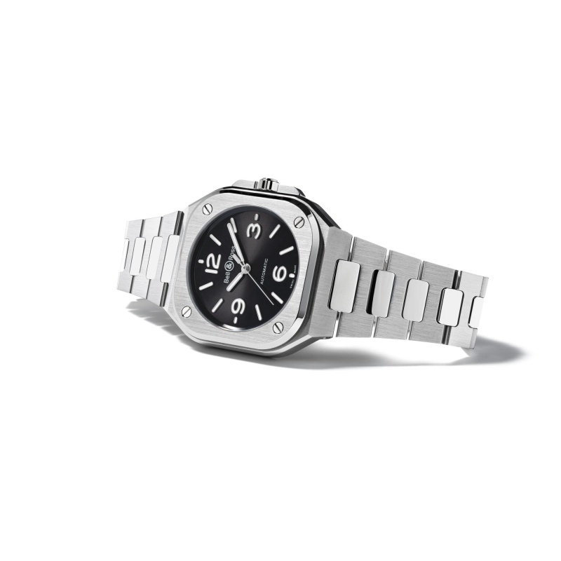Bell & Ross BR-05 Black Steel - Goldfinger