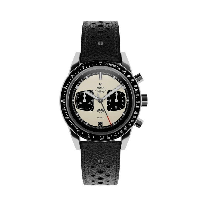 YEMA Rallygraf Meca-Quartz Panda - Goldfinger