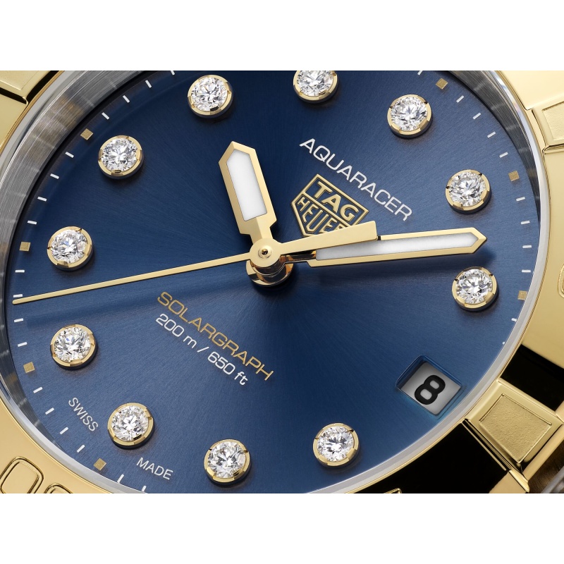TAG Heuer Aquaracer Professional 200 Solargraph - Goldfinger