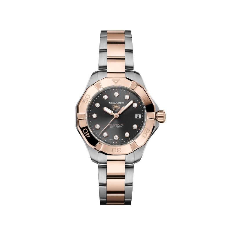 TAG Heuer Aquaracer Professional 200 Solargraph - Goldfinger