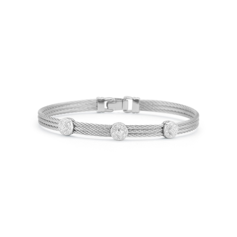 ALOR cable bracelet - Goldfinger