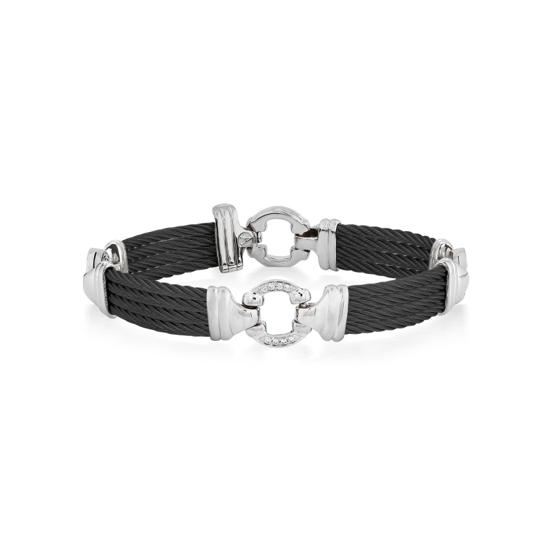 ALOR cable bracelet - Goldfinger