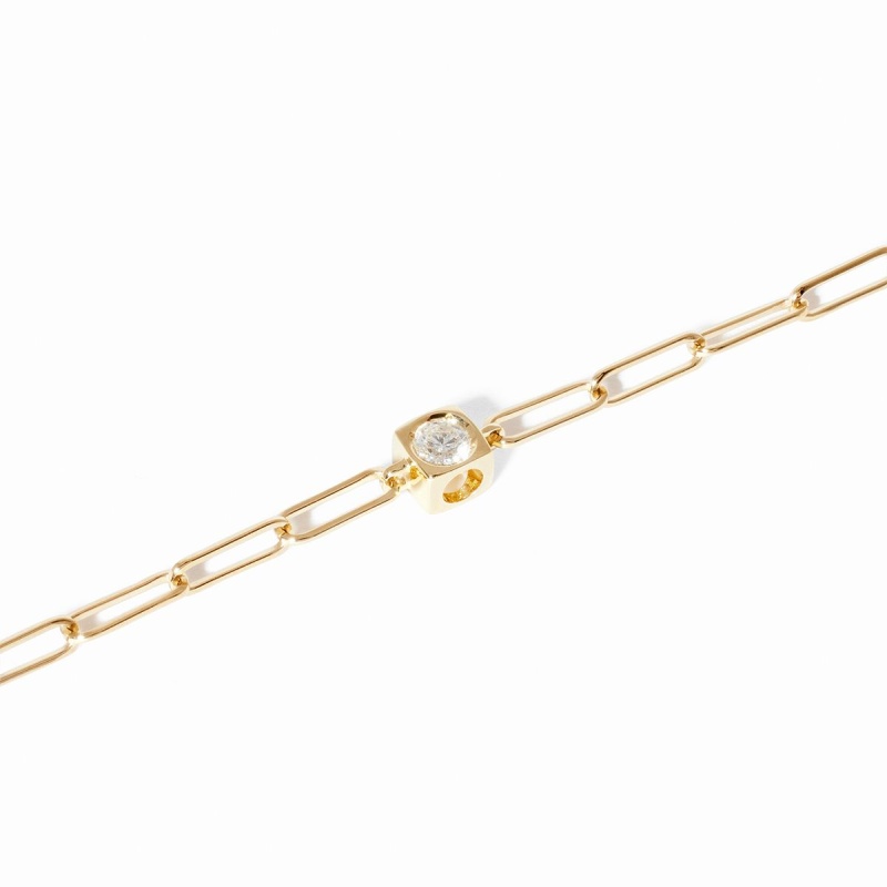 Dinh Van Le Cube Diamant bracelet - Goldfinger