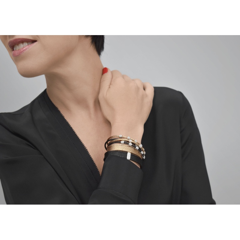 ALOR cable bracelet - Goldfinger