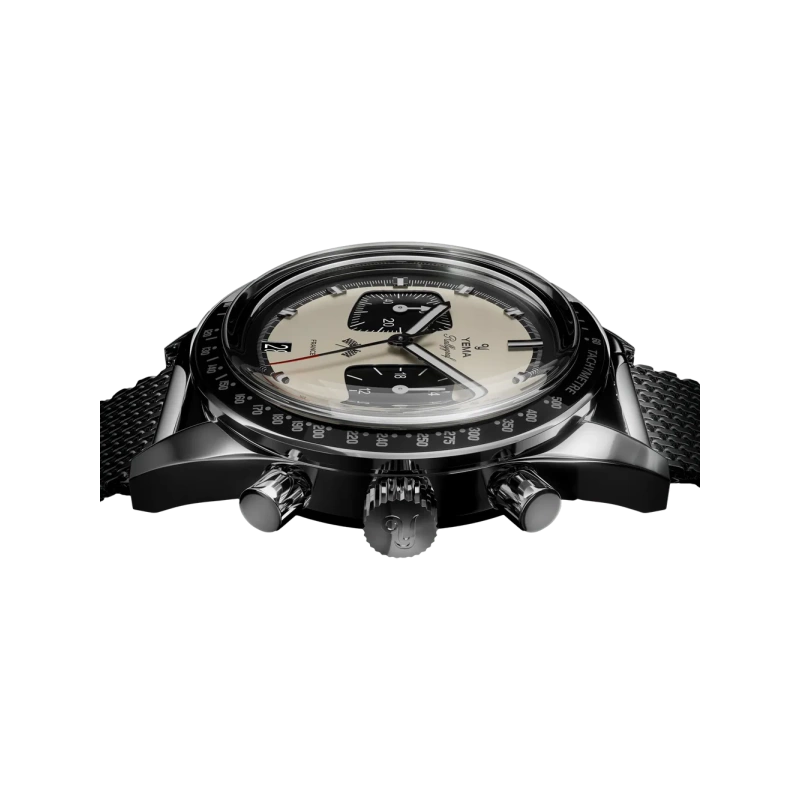 YEMA Rallygraf Meca-Quartz Panda - Goldfinger