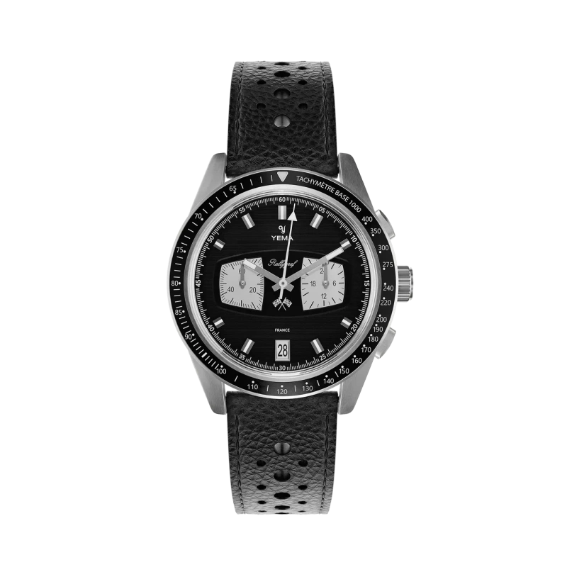 YEMA Rallygraf Meca-Quartz II Reverse Panda - Goldfinger